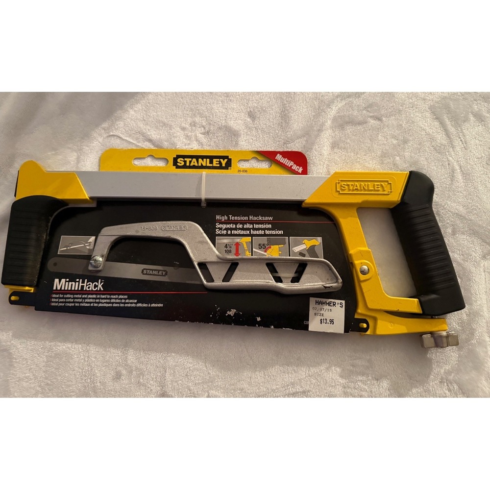 Stanley High Tension Hacksaw - MiniHack